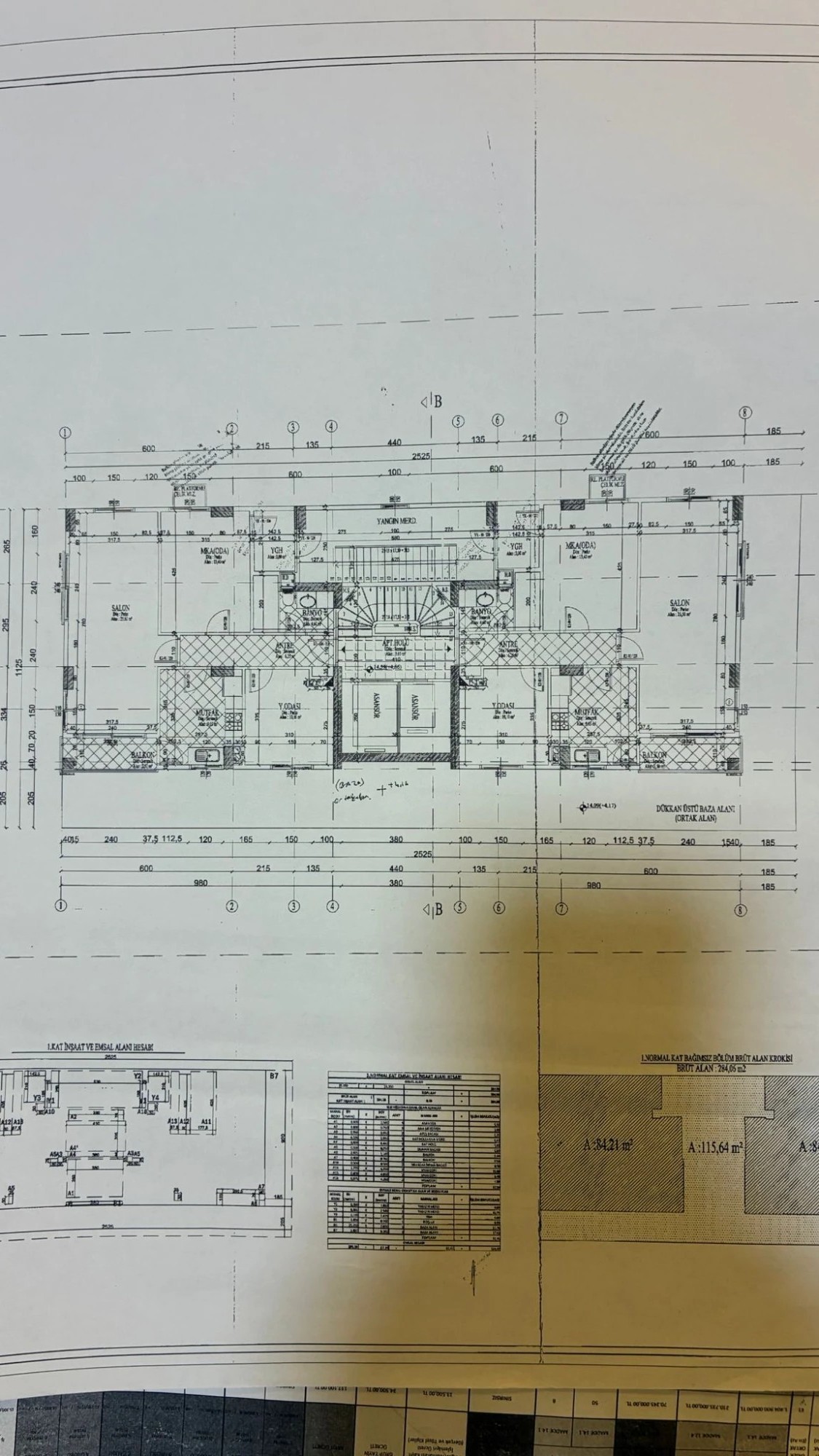 Ata Apartmanı - 1. Kat Planı