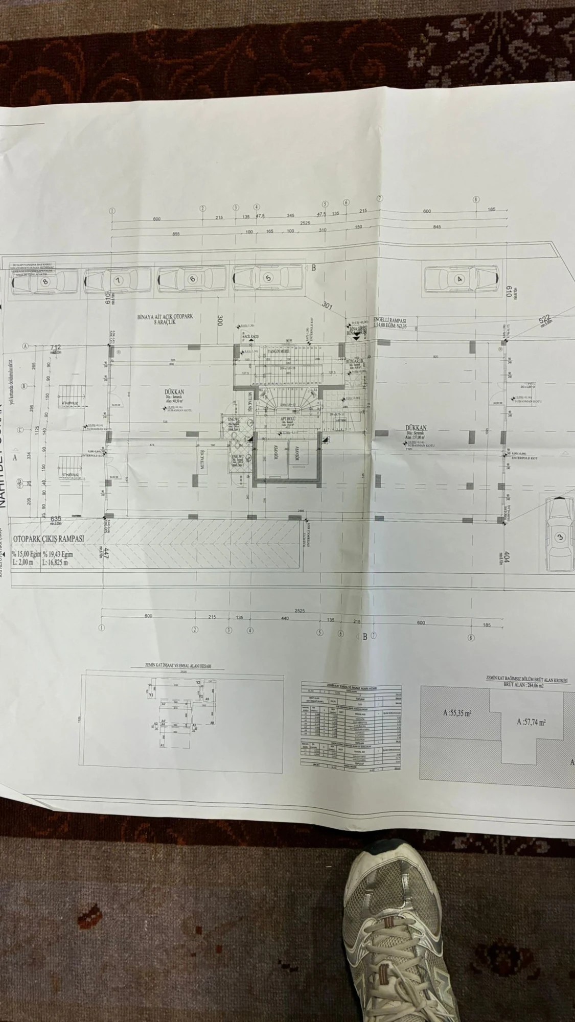 Ata Apartmanı - Zemin Kat Planı